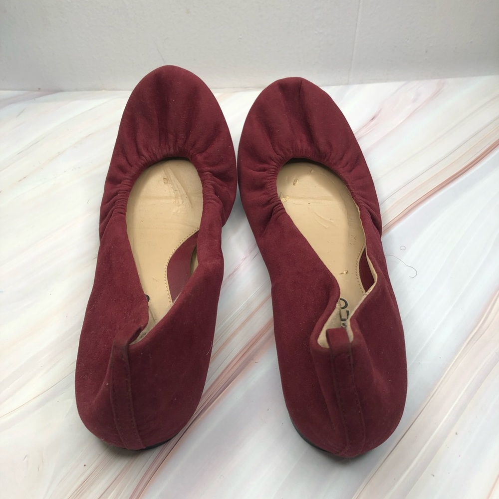 Burgundy ballet slip( size 9)